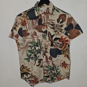 Floral Print Men's Shirt